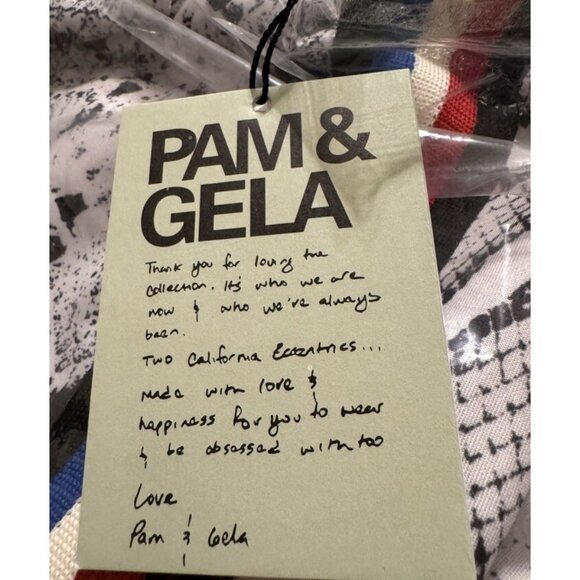 NWT PAM & GELA Drawstring Backpack Snake Pattern - Picture 7 of 9